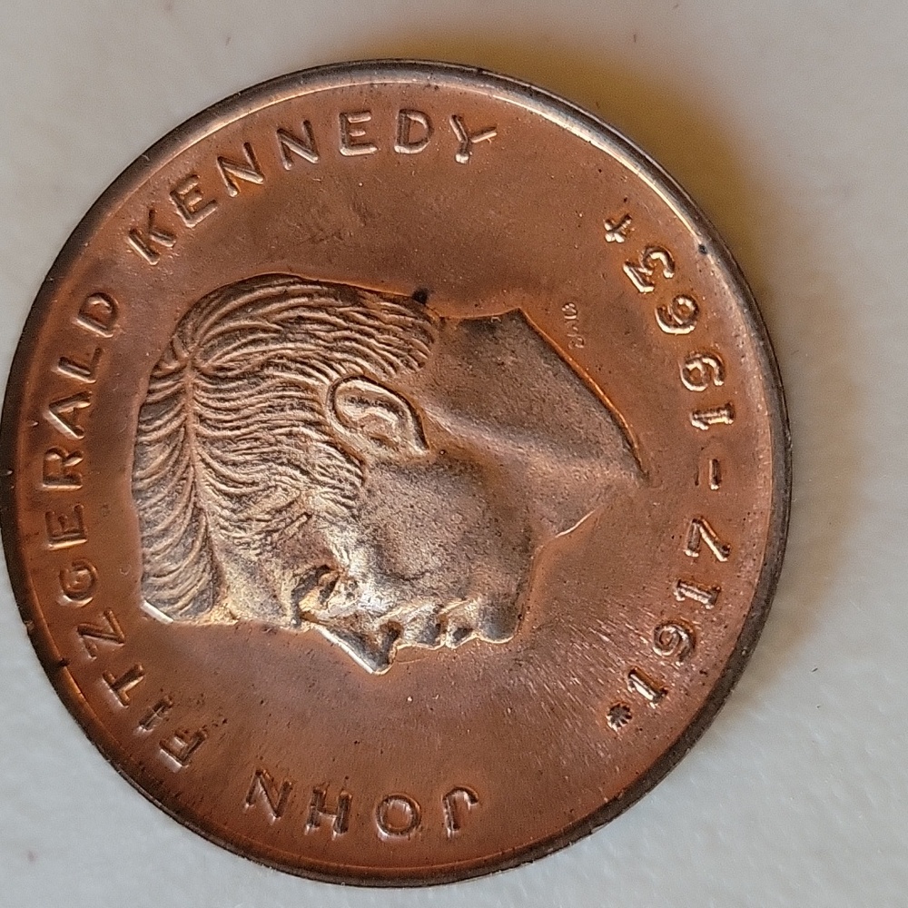 John Fitzgerald Kennedy 1917-1963 Tribute Bronze Commemorative Medal